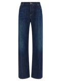 Dolce & Gabbana Blaue Jeans aus Baumwolle im geraden Schnitt