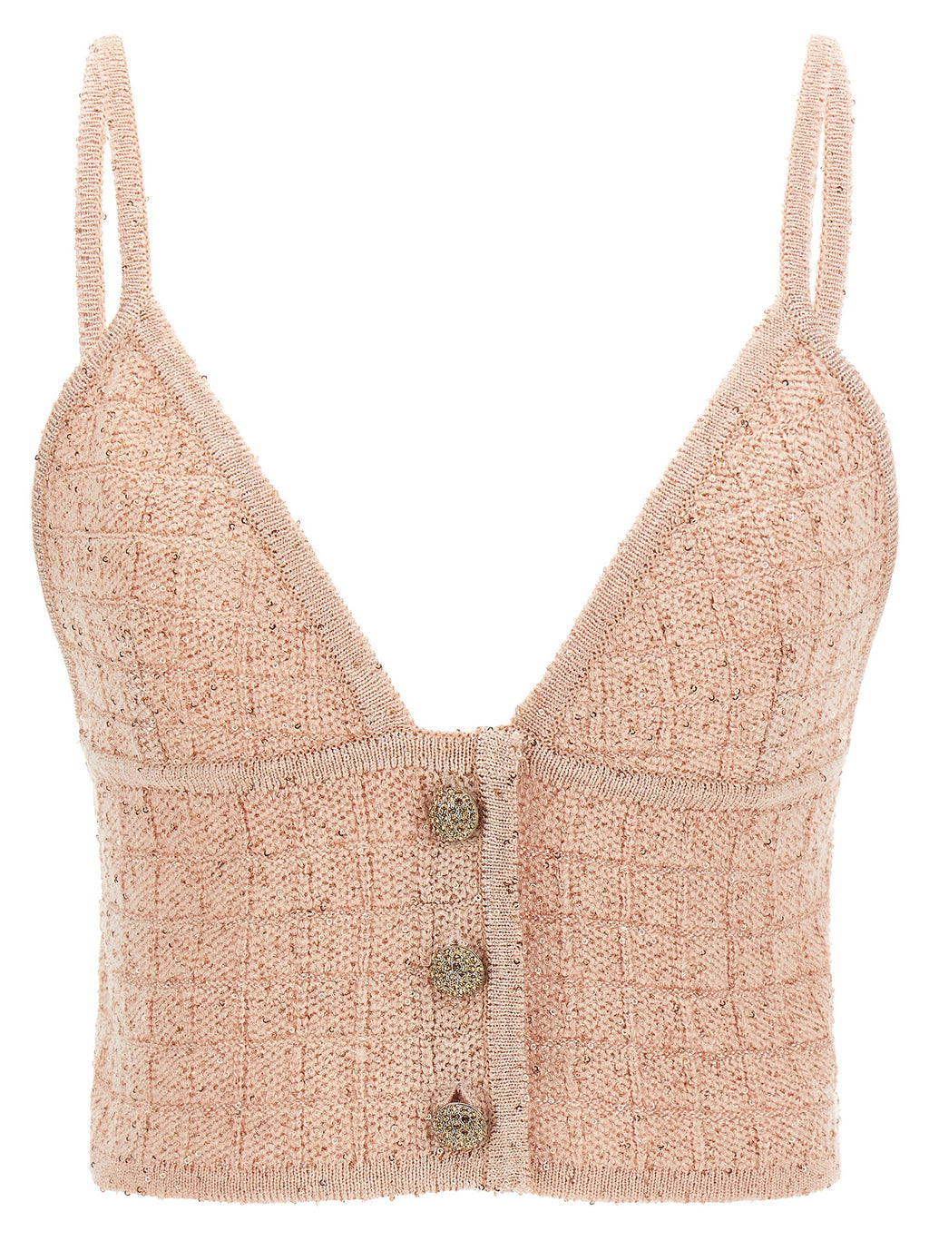 Alessandra Rich Mehrfarbige Tanktops aus Polyester