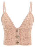 Alessandra Rich Mehrfarbige Tanktops aus Polyester