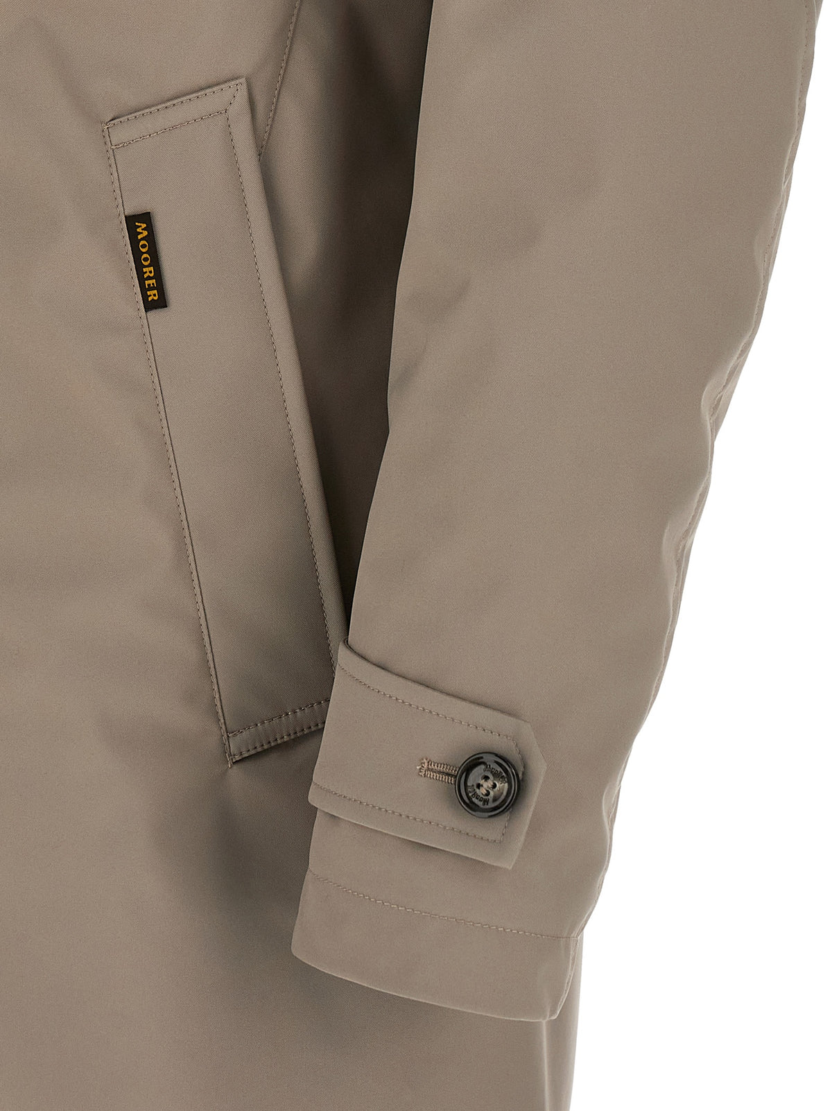 MooRER Graue Shell-Jacke aus Polyester