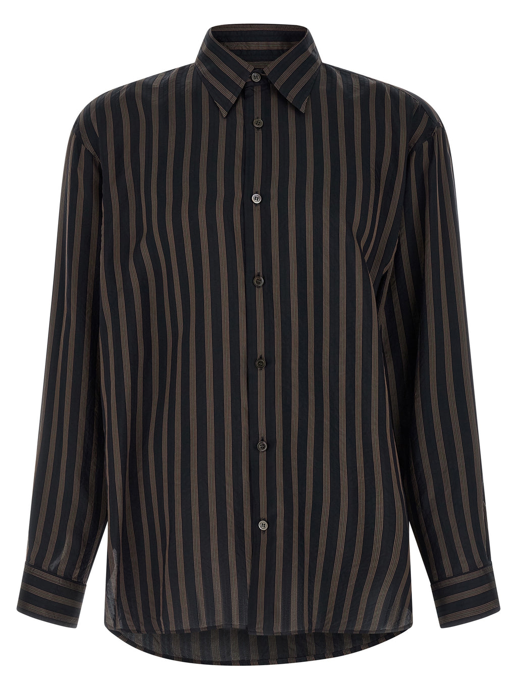 Dries Van Noten Schwarze Kupferbluse