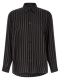 Dries Van Noten Schwarze Kupferbluse