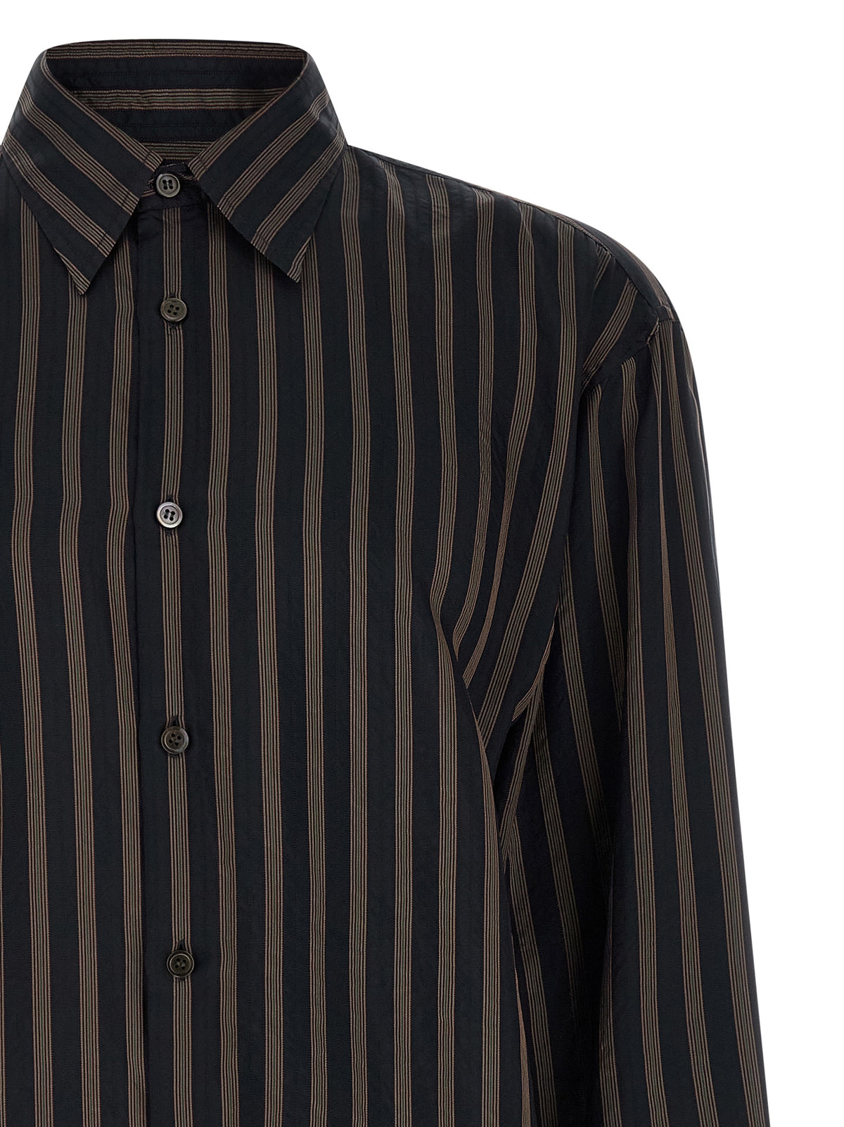 Dries Van Noten Schwarze Kupferbluse