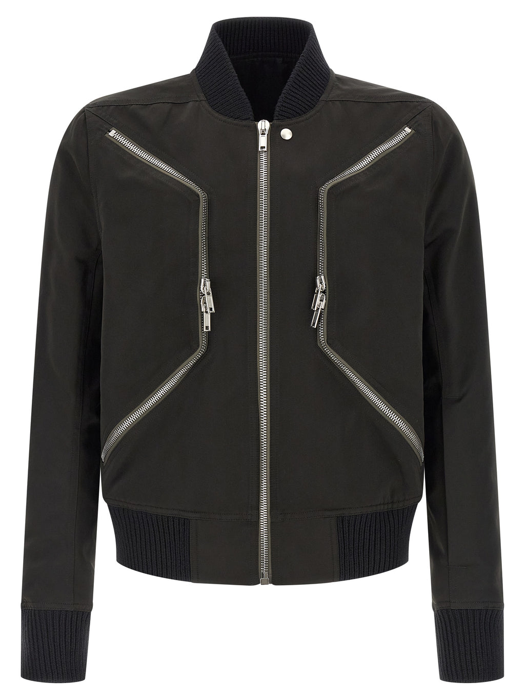 Rick Owens Schwarzer Bomber aus Polyester