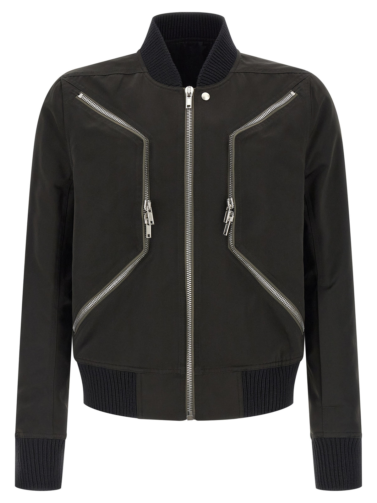 Rick Owens Schwarzer Bomber aus Polyester