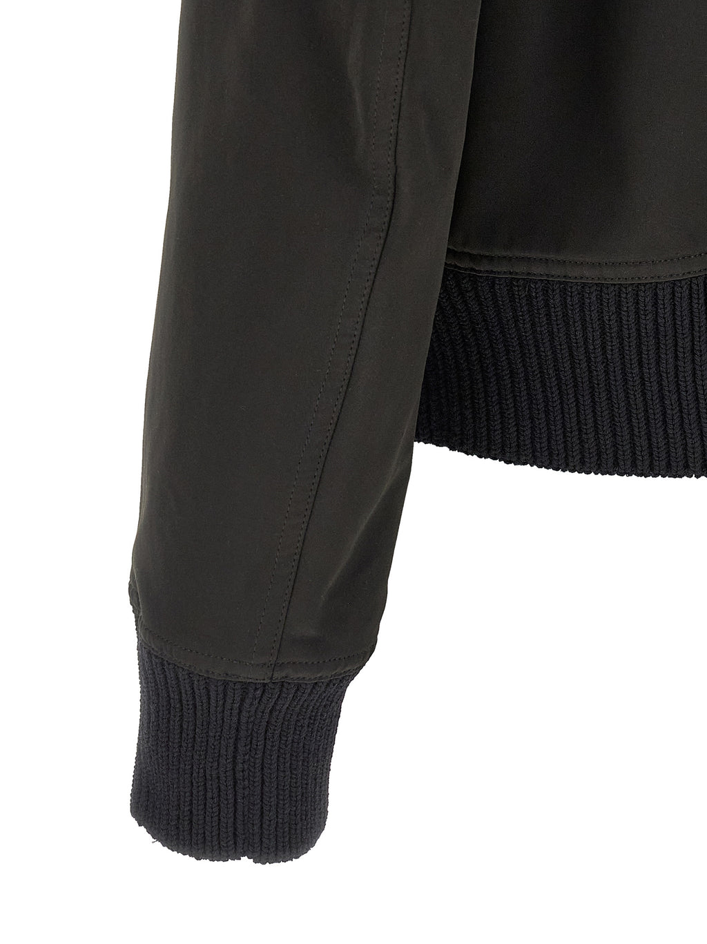 Rick Owens Schwarzer Bomber aus Polyester