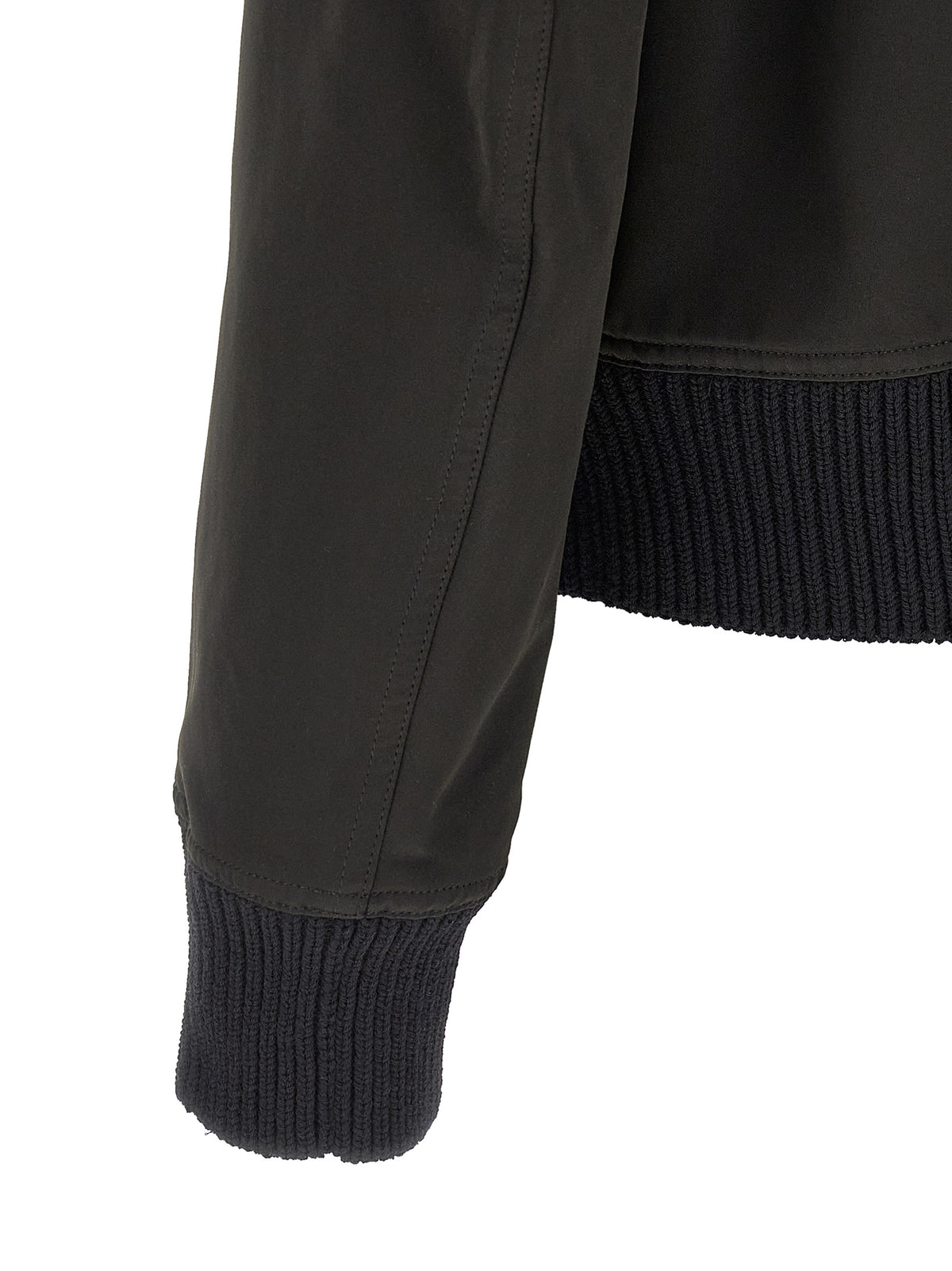 Rick Owens Schwarzer Bomber aus Polyester