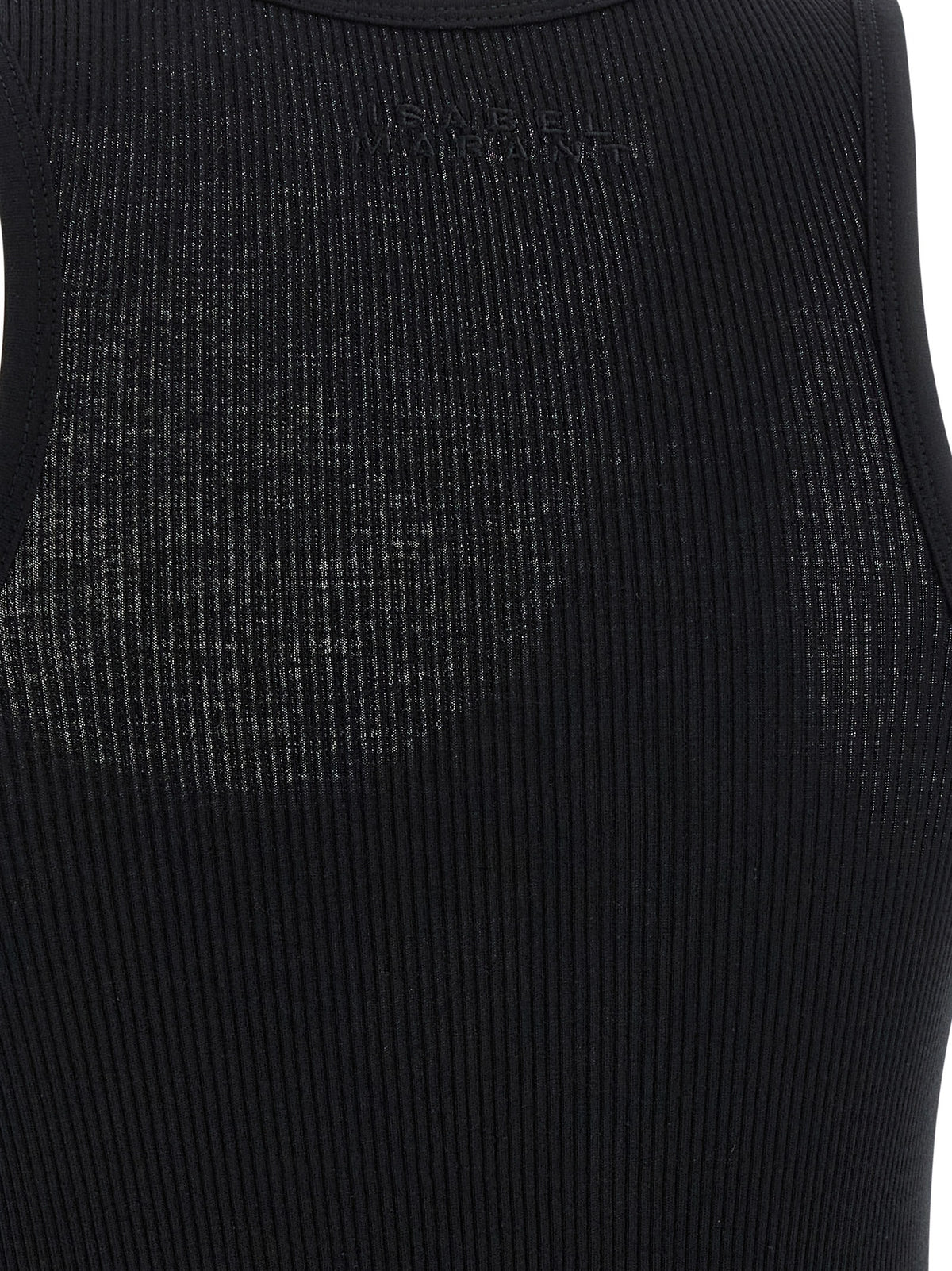Isabel Marant Schwarze Baumwoll-Tanktops