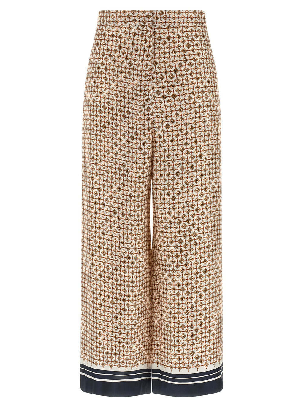 Max Mara Blaue Seidenhose