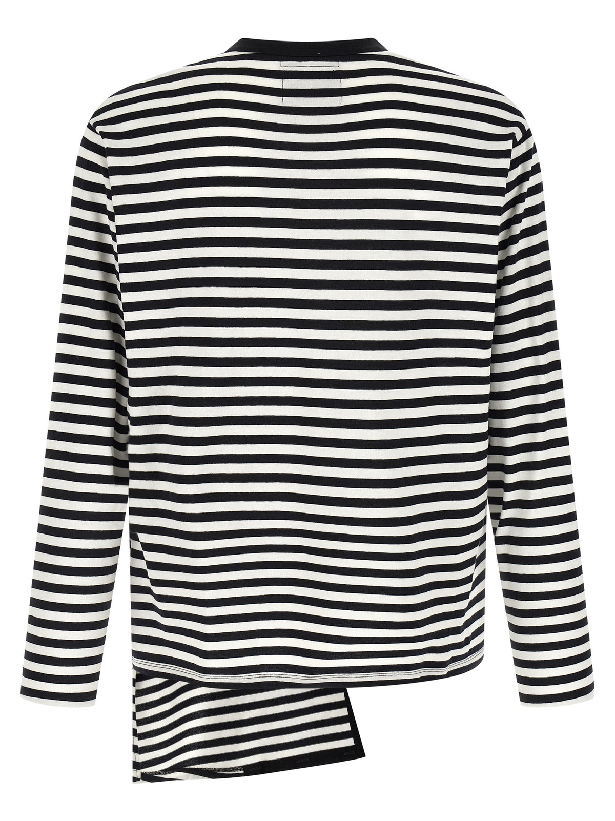 Yohji Yamamoto Baumwoll-Cardigan in Zweifarbenoptik