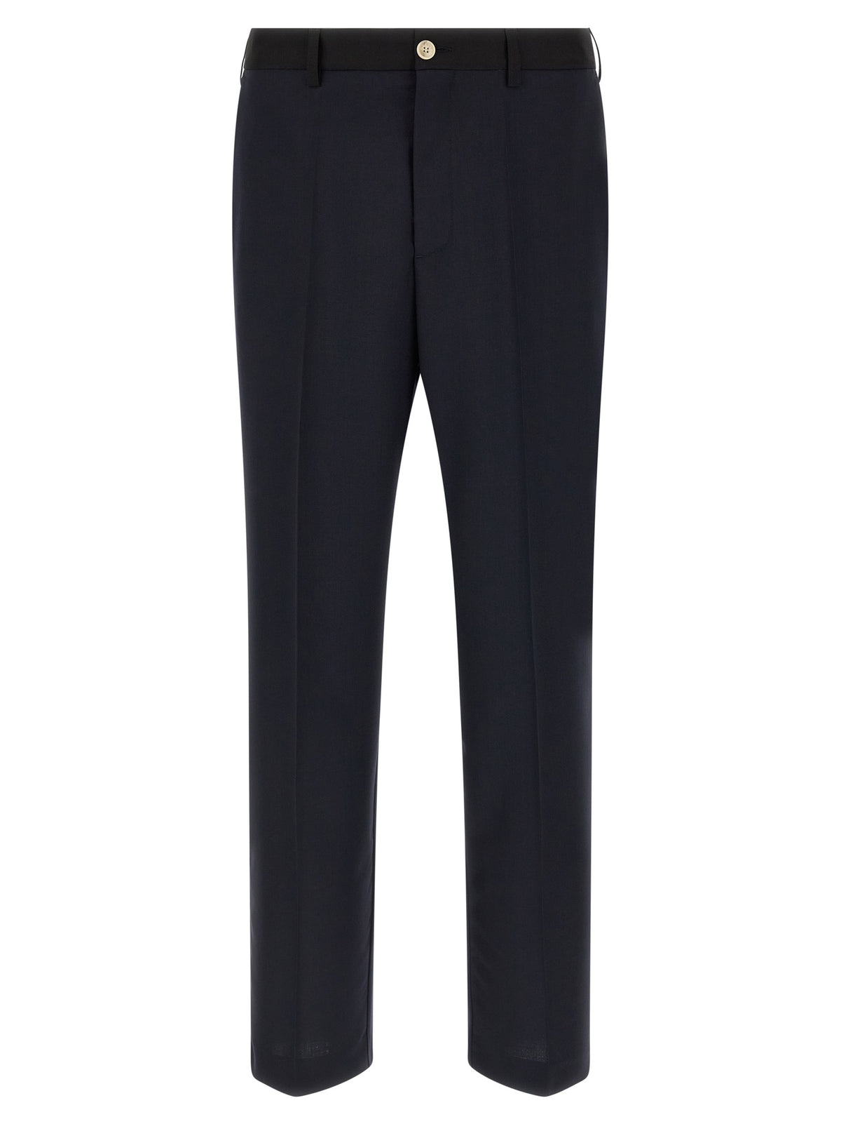 Marni Blaue Hose aus reiner Schurwolle