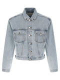 Entire Studios Blaue Jeansjacke aus Baumwolle