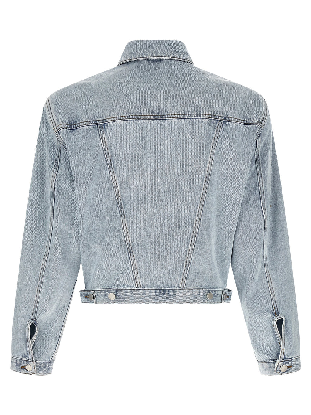 Entire Studios Blaue Jeansjacke aus Baumwolle