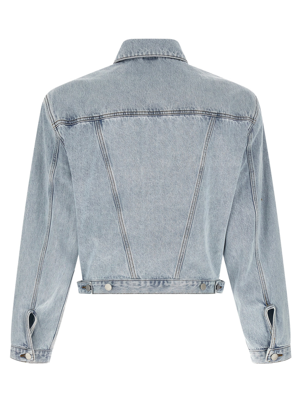 Entire Studios Blaue Jeansjacke aus Baumwolle