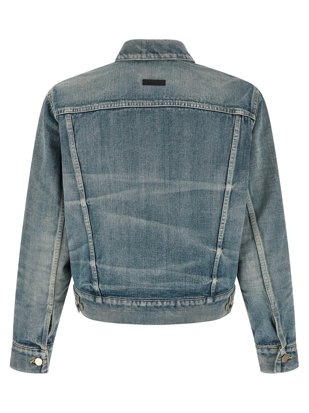 Fear Of God Blaue Jeansjacke aus Baumwolle