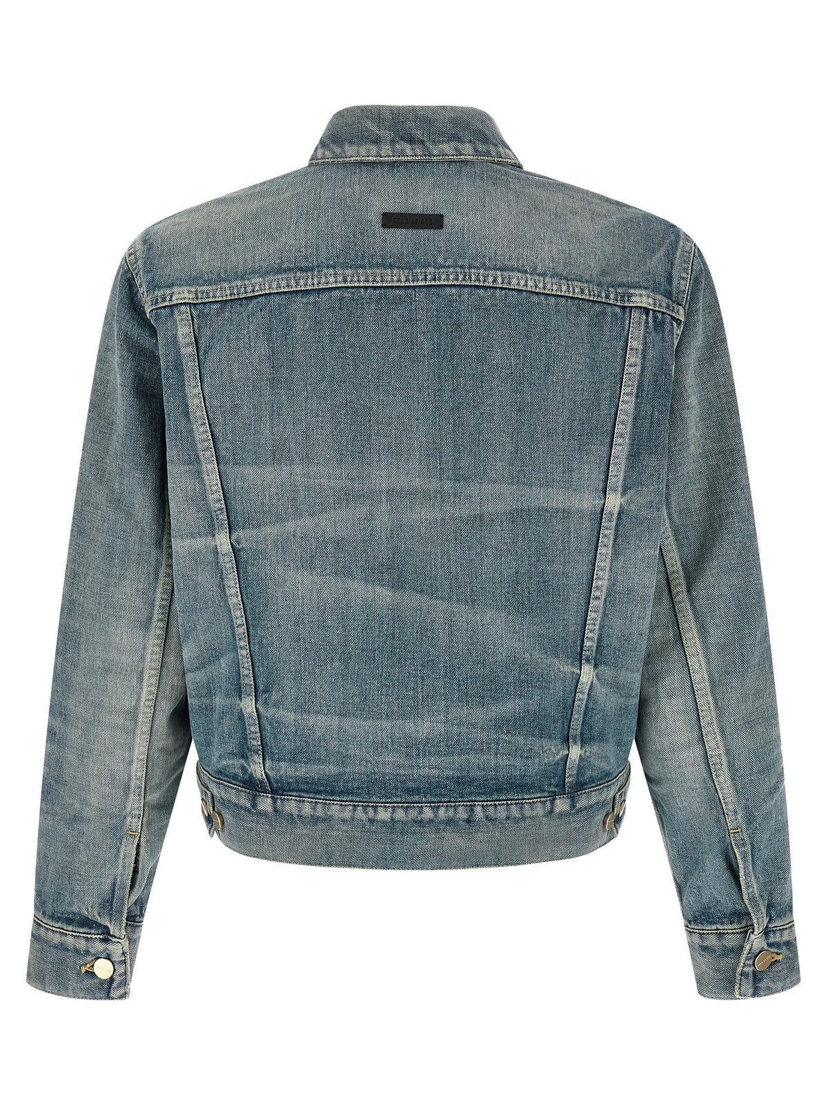 Fear Of God Blaue Jeansjacke aus Baumwolle