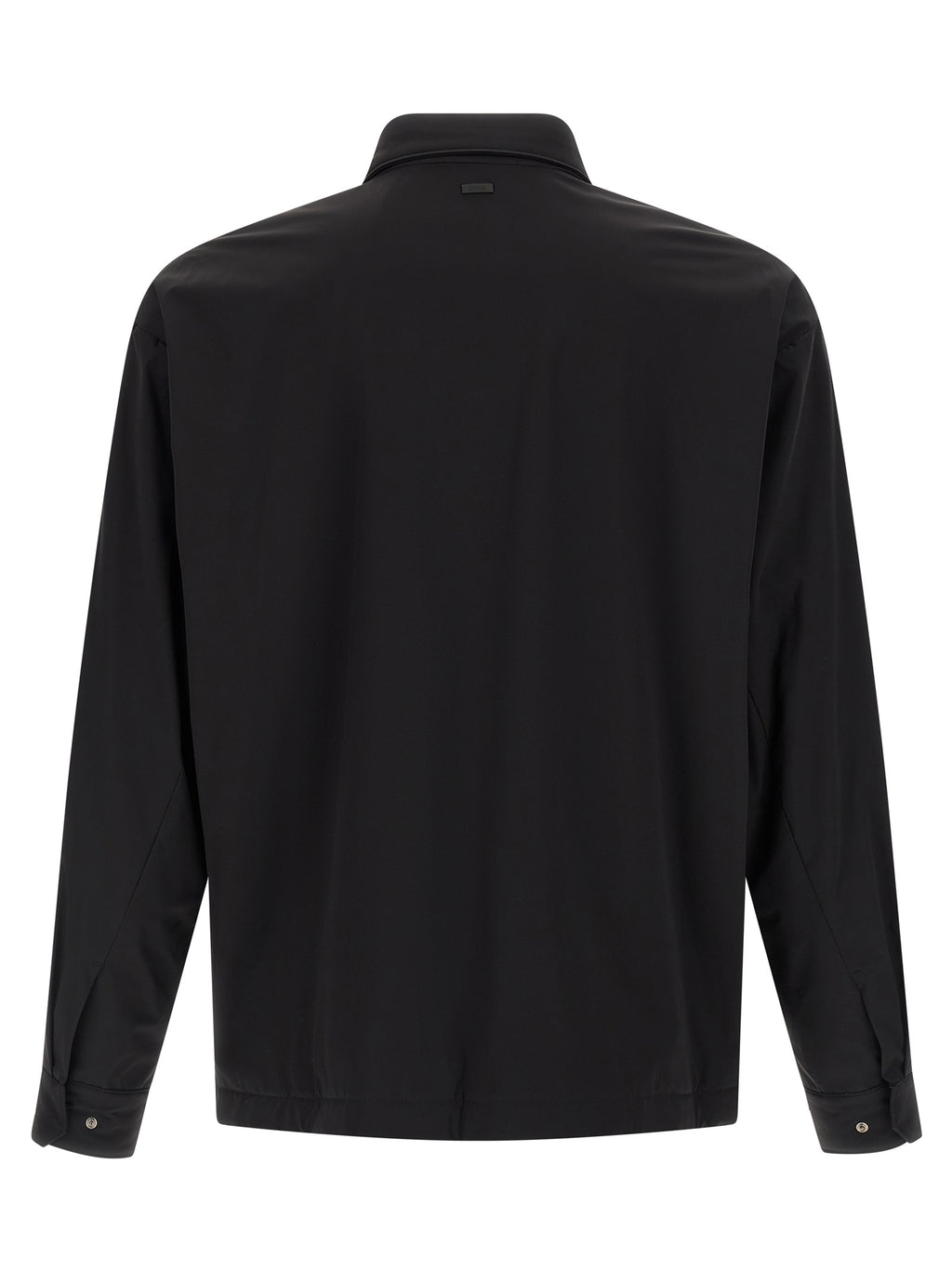 Herno Schwarze Polyamid-Shell-Jacke