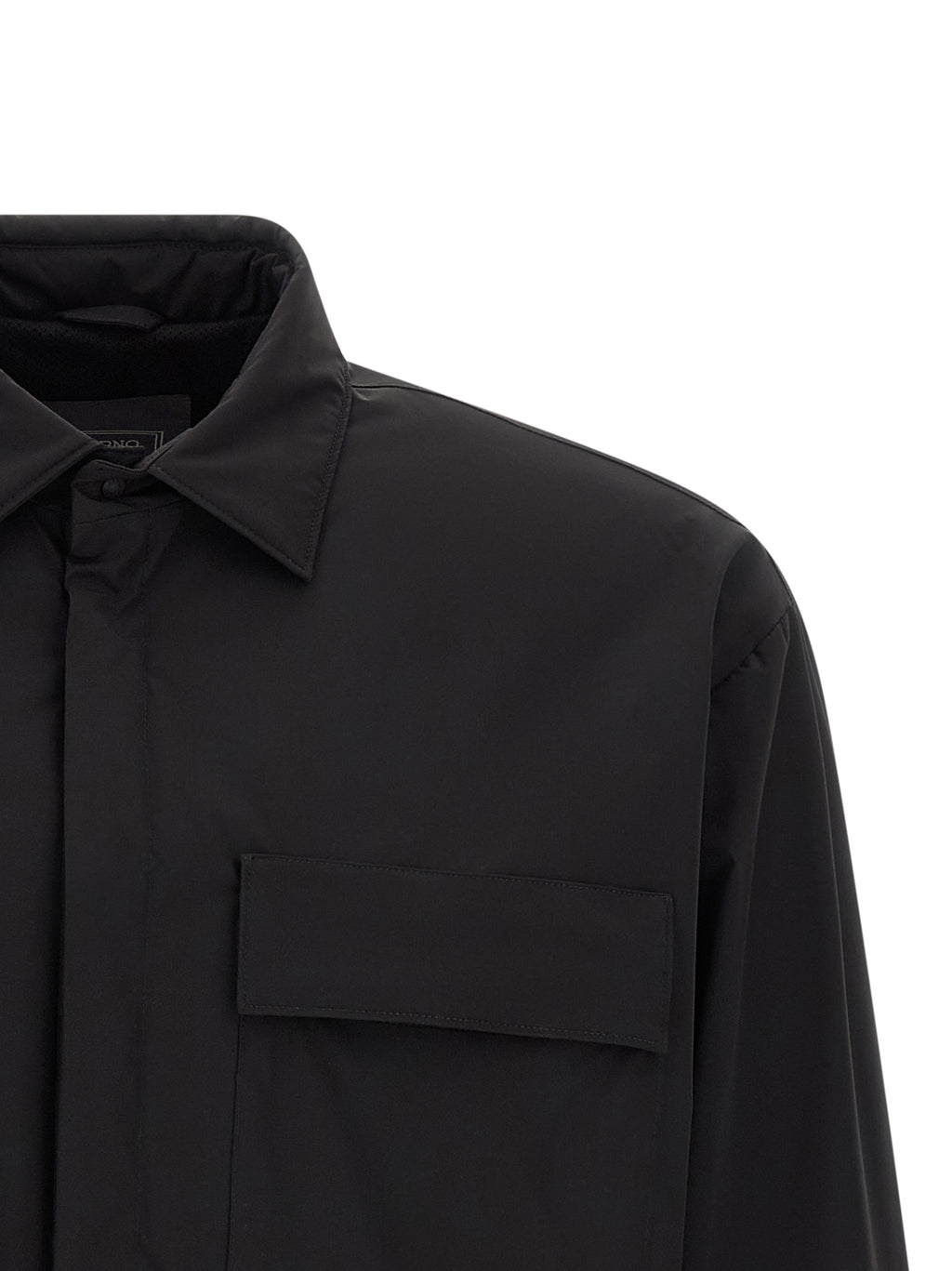 Herno Schwarze Polyamid-Shell-Jacke