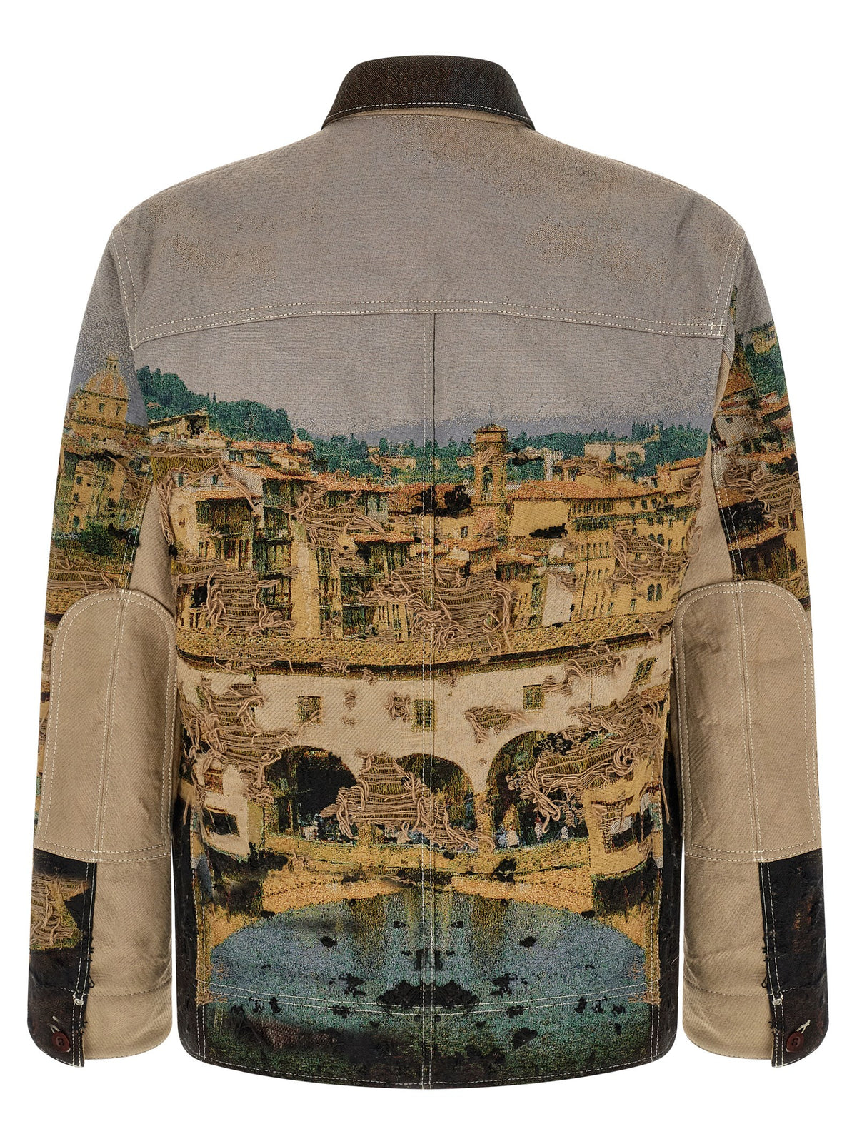 Junya Watanabe Mehrfarbige Polyesterjacke