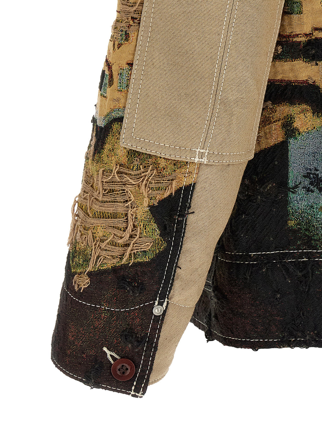 Junya Watanabe Mehrfarbige Polyesterjacke