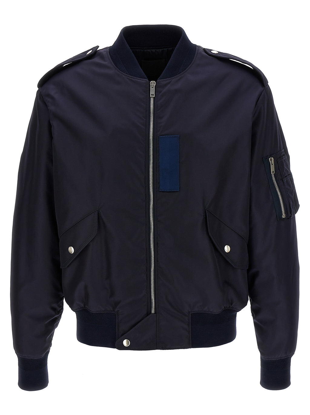 Givenchy Blauer Bomber aus Polyamid