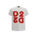 Dsquared² Weißes Baumwoll-T-Shirt