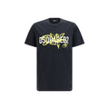 Dsquared² Schwarzes Baumwoll-T-Shirt