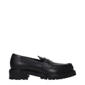 Off-White Schwarze Leder Loafer zum Hineinschlüpfen