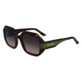 Karl Lagerfeld Braune Spritzguss-Sonnenbrille