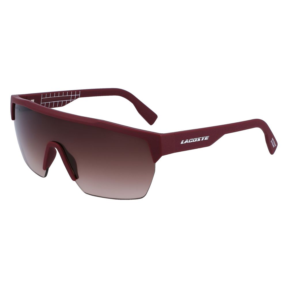 Lacoste Rote Sonnenbrille mit Bio-Einspritzung