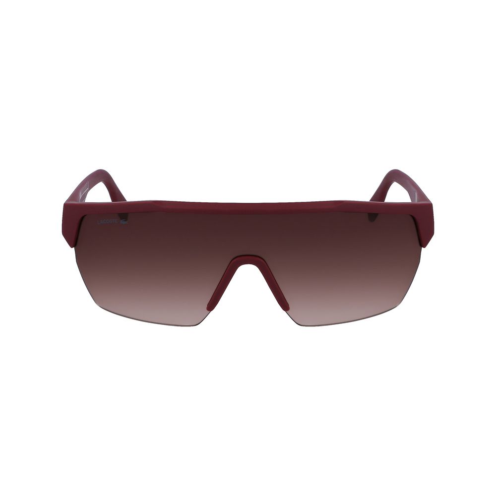 Lacoste Rote Sonnenbrille mit Bio-Einspritzung