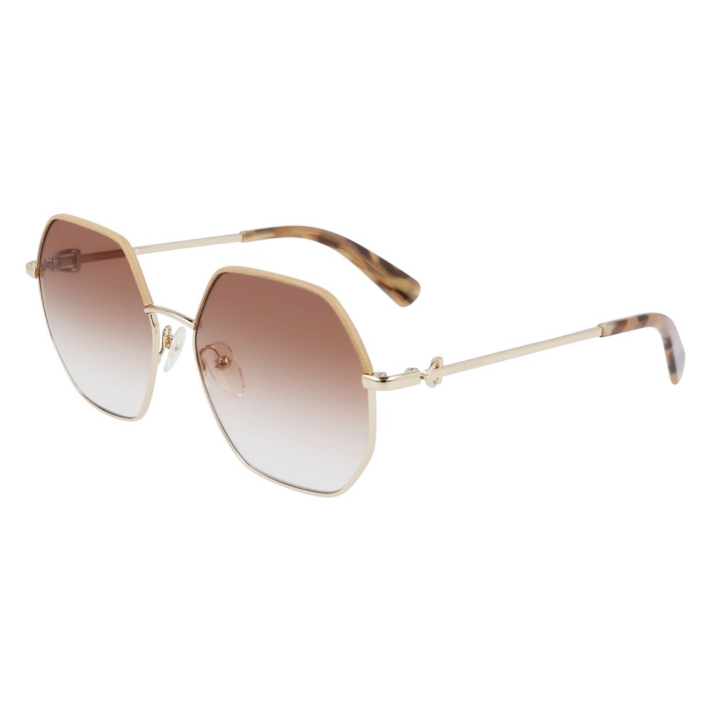 Longchamp Sonnenbrille aus Goldmetall