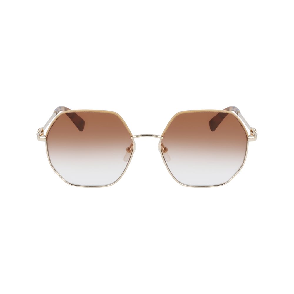 Longchamp Sonnenbrille aus Goldmetall