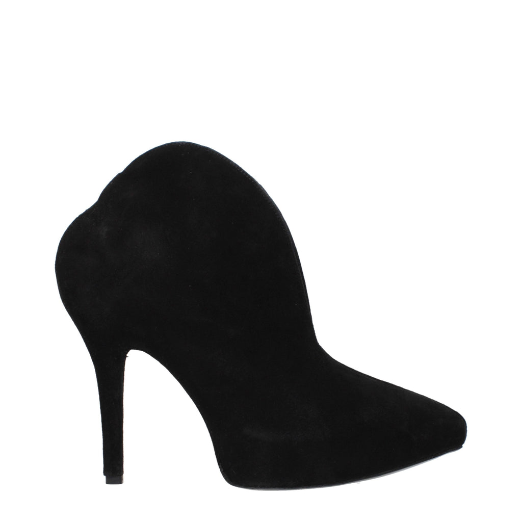 Alaïa Schwarze Leder-Stiefeletten