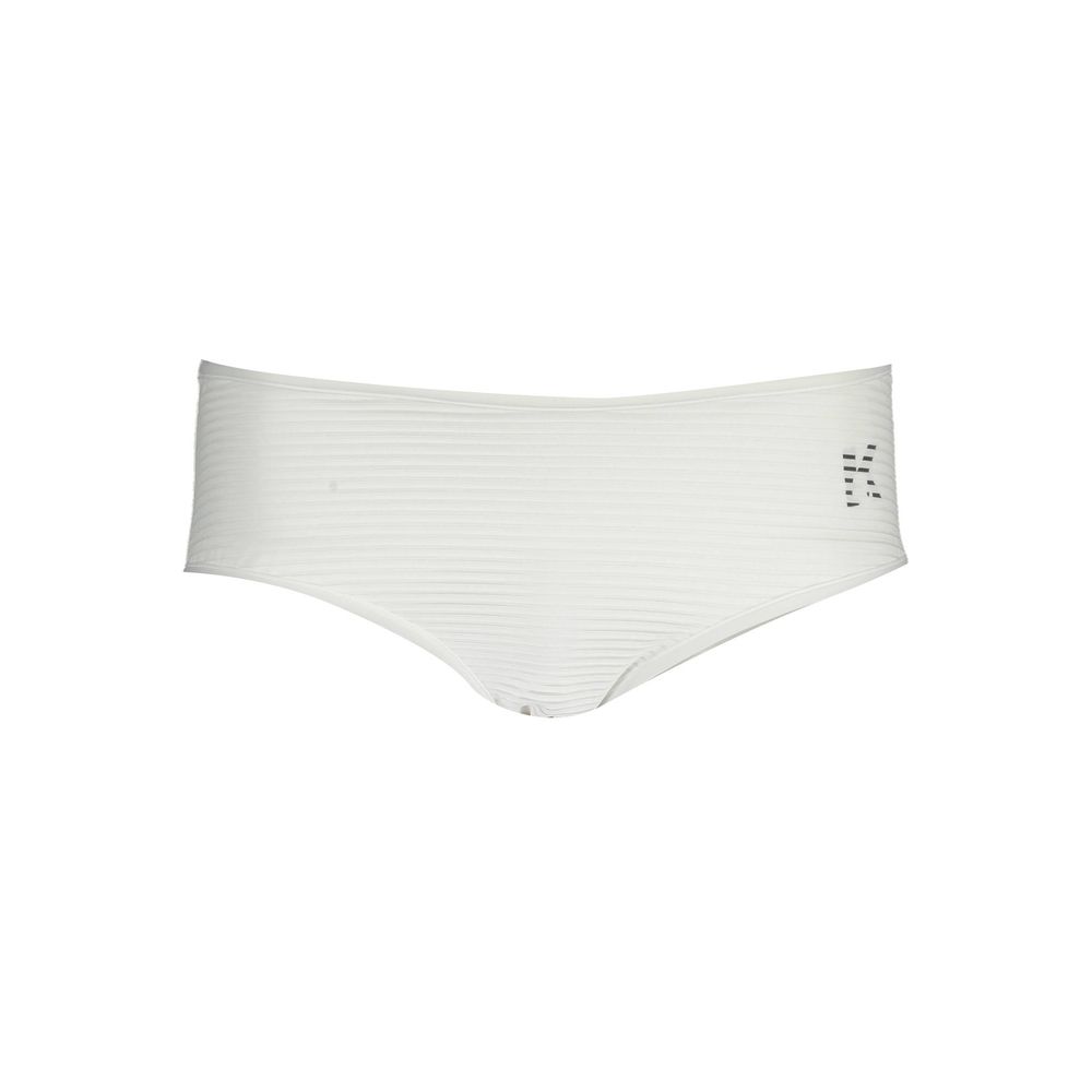 Karl Lagerfeld Weiße Elastan-Badebekleidung