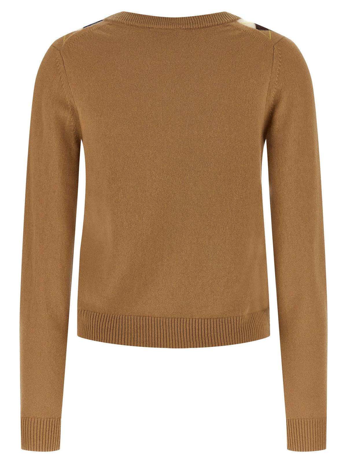 Ganni Beige Wollstrickjacke