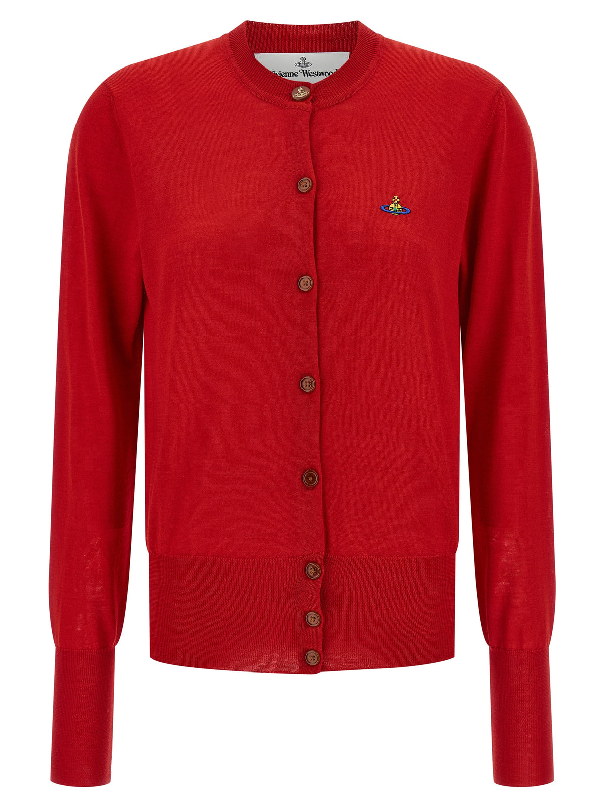 Vivienne Westwood Mehrfarbige Wollstrickjacke