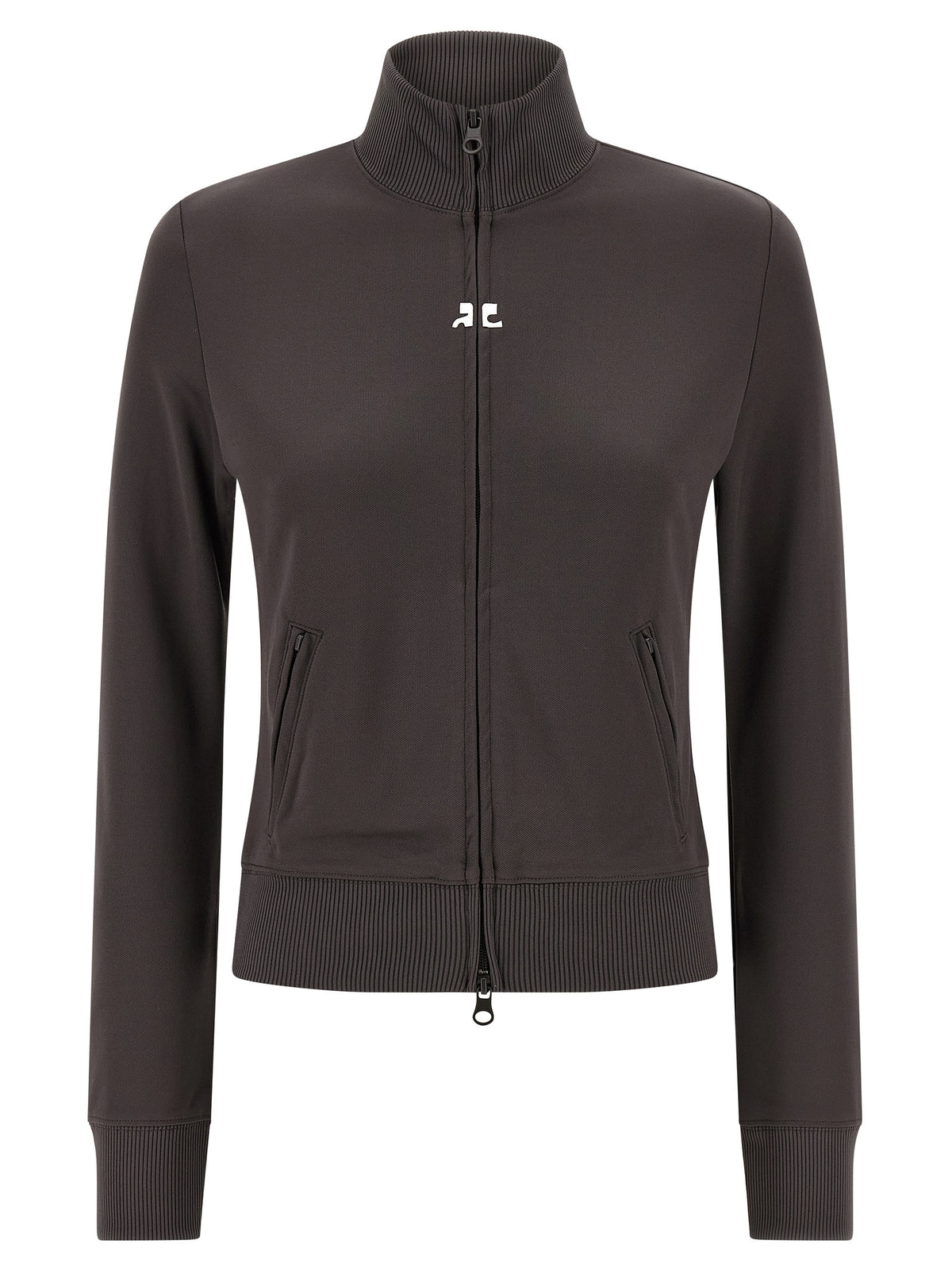 Courrèges Graues Polyester-Sweatshirt
