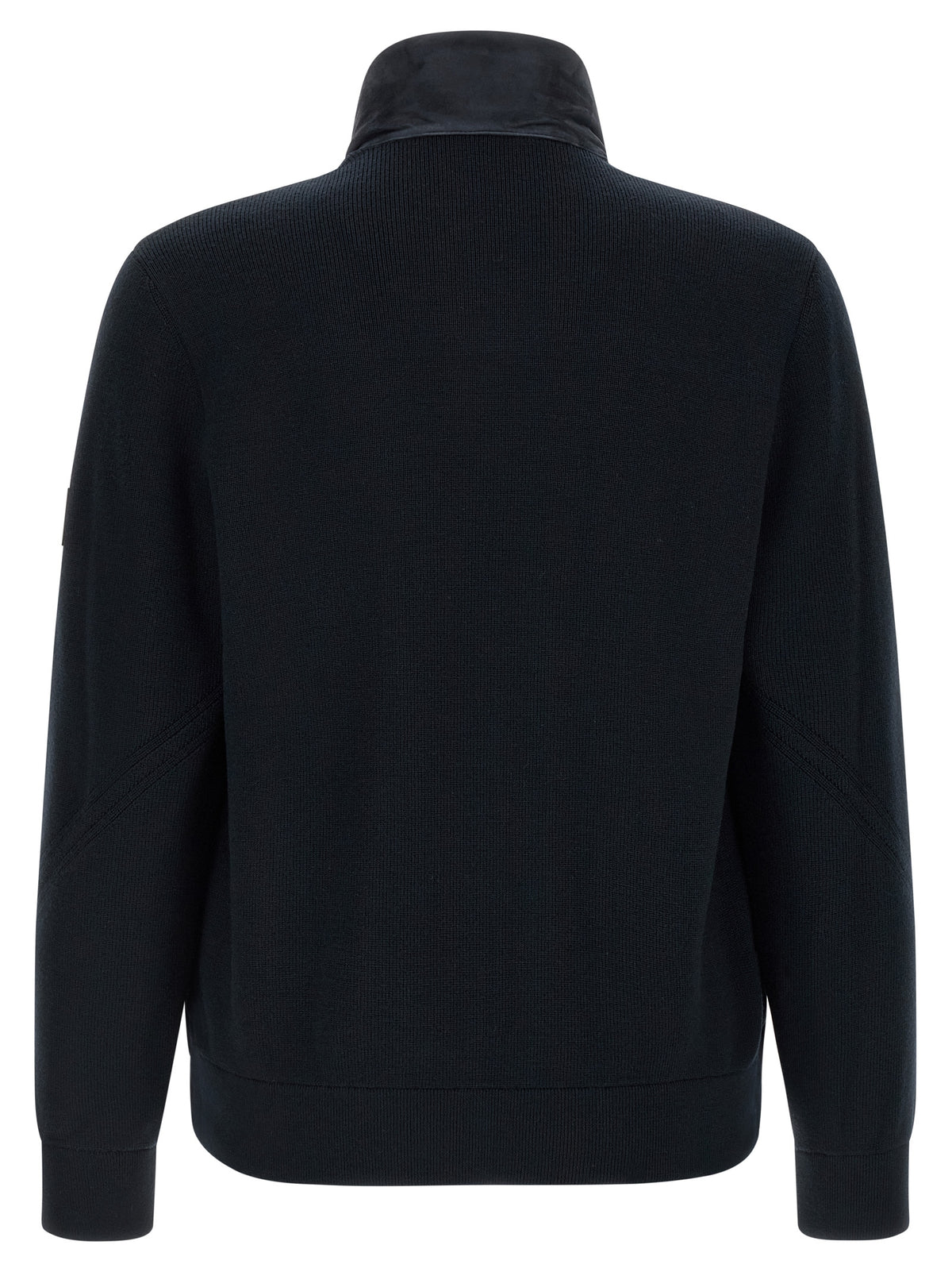 Mackage Blaue Jacke aus reiner Schurwolle in voller Länge