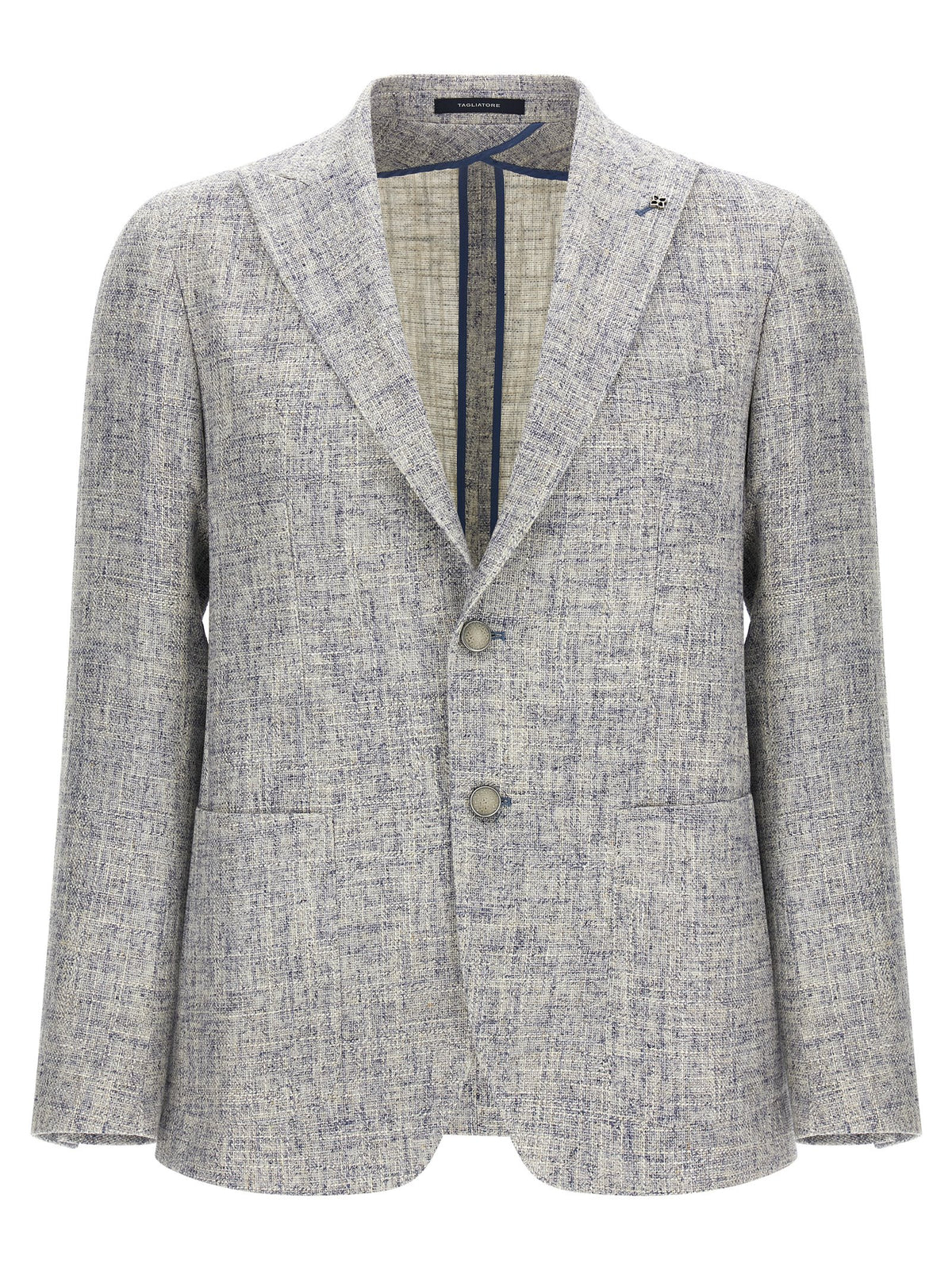 Tagliatore Blauer Viskose-Blazer