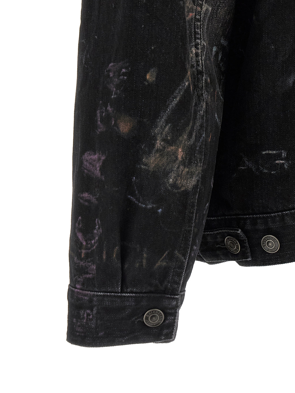 Balenciaga Schwarze Baumwoll-Denimjacke