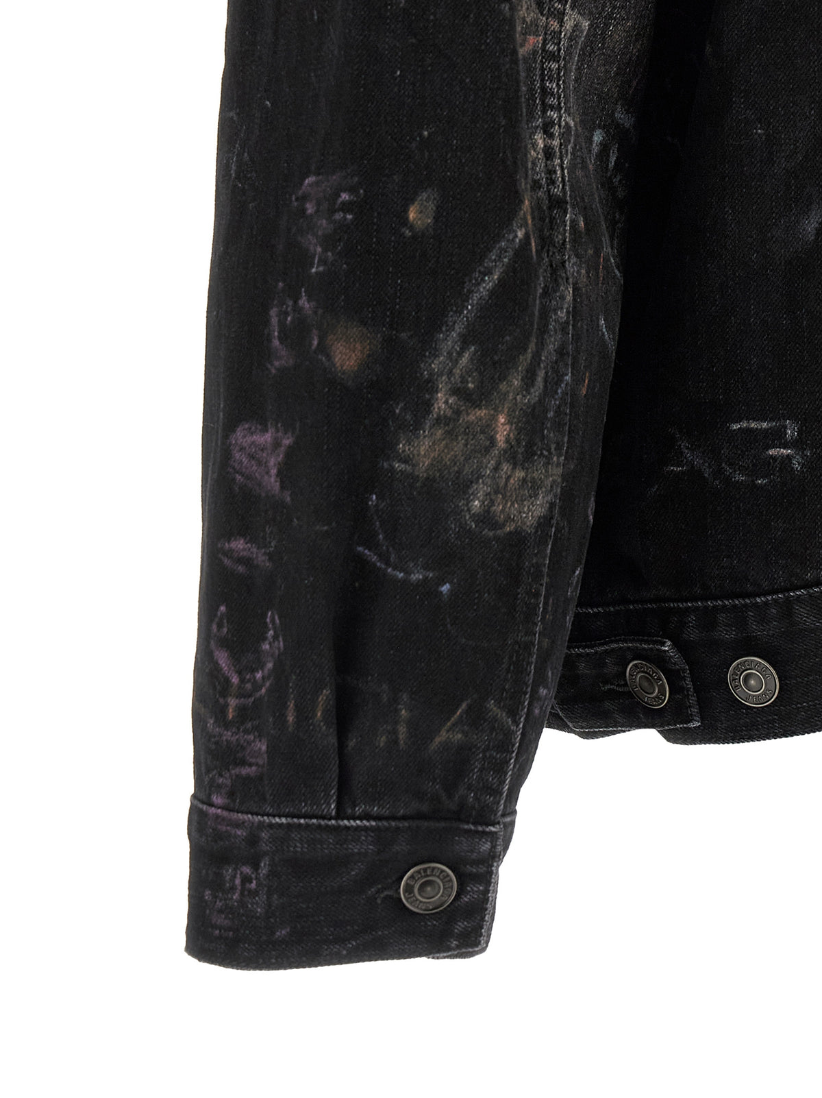 Balenciaga Schwarze Baumwoll-Denimjacke