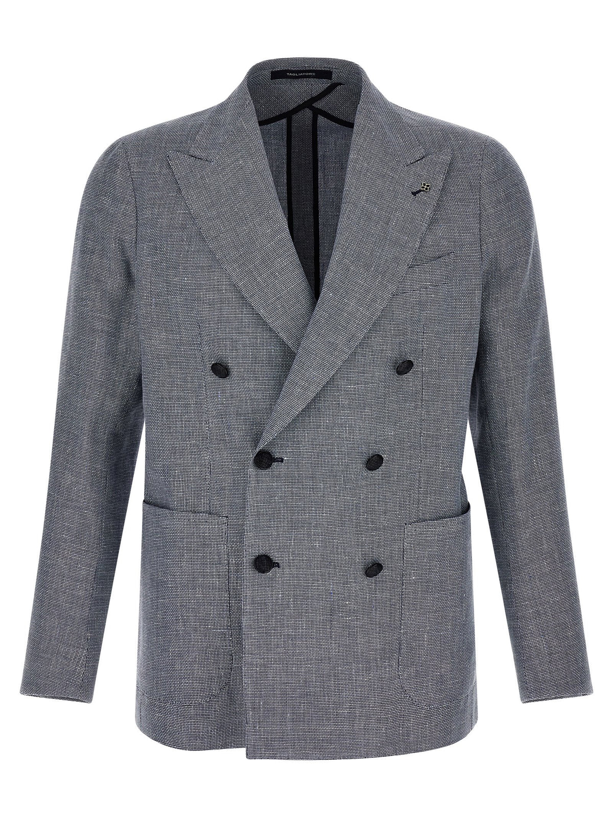 Tagliatore Blauer Leinenblazer