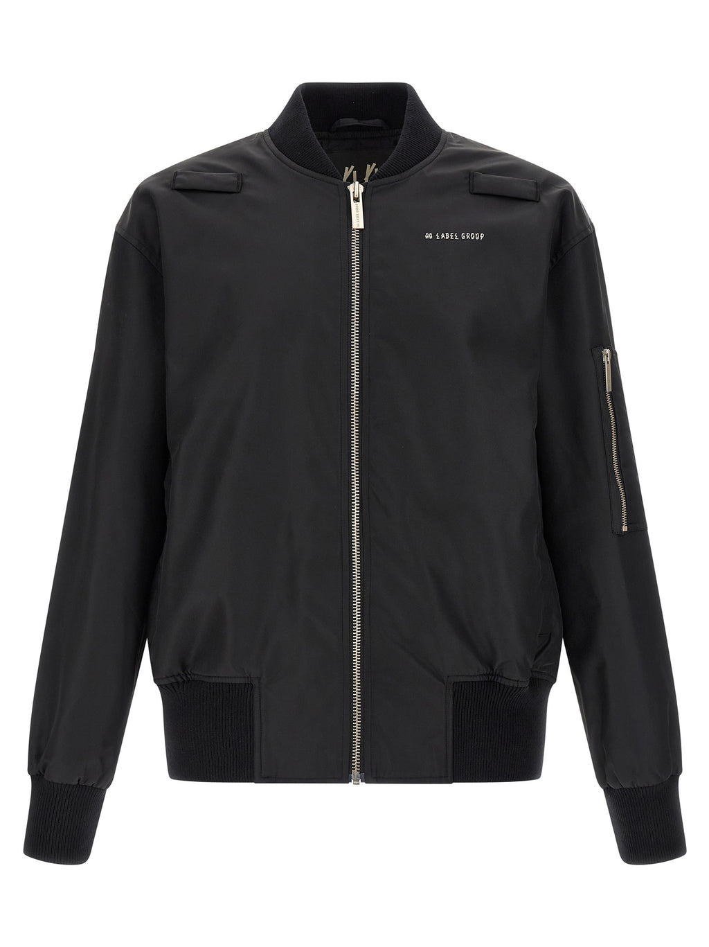 44 Label Group Schwarzer Bomber aus Polyamid