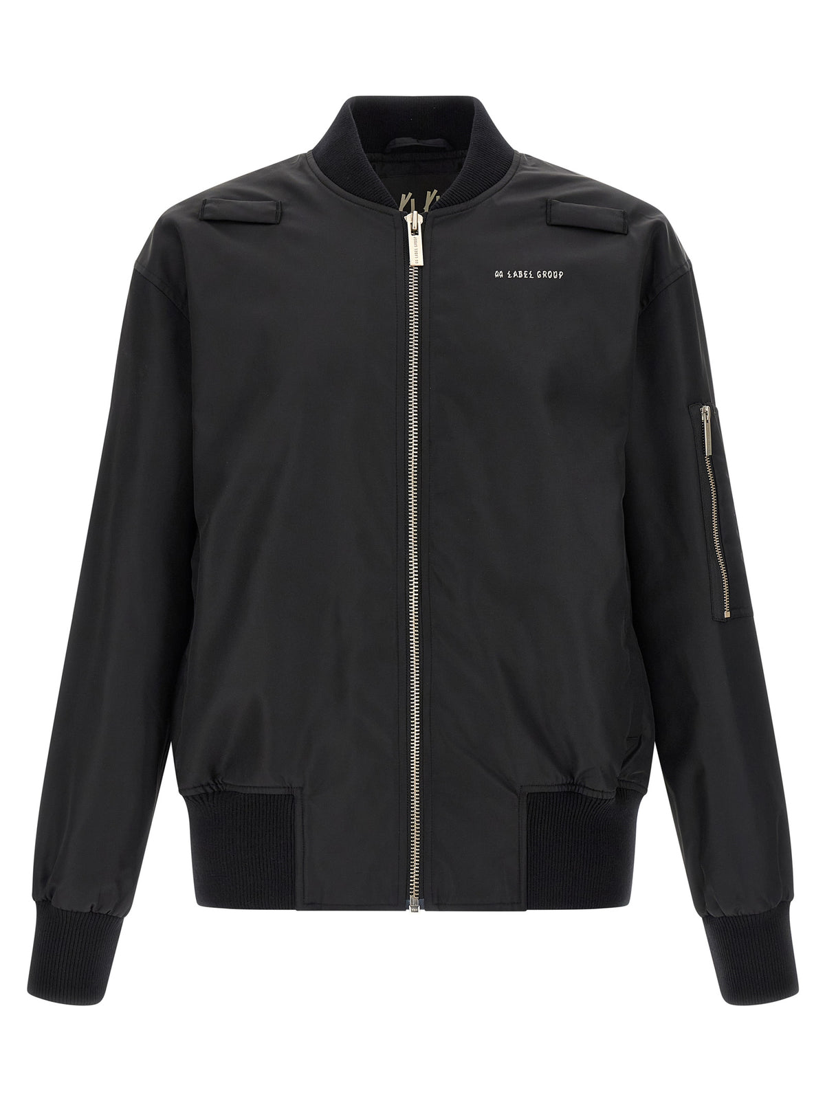 44 Label Group Schwarzer Bomber aus Polyamid