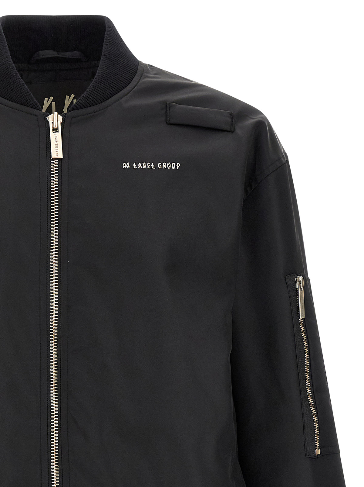 44 Label Group Schwarzer Bomber aus Polyamid