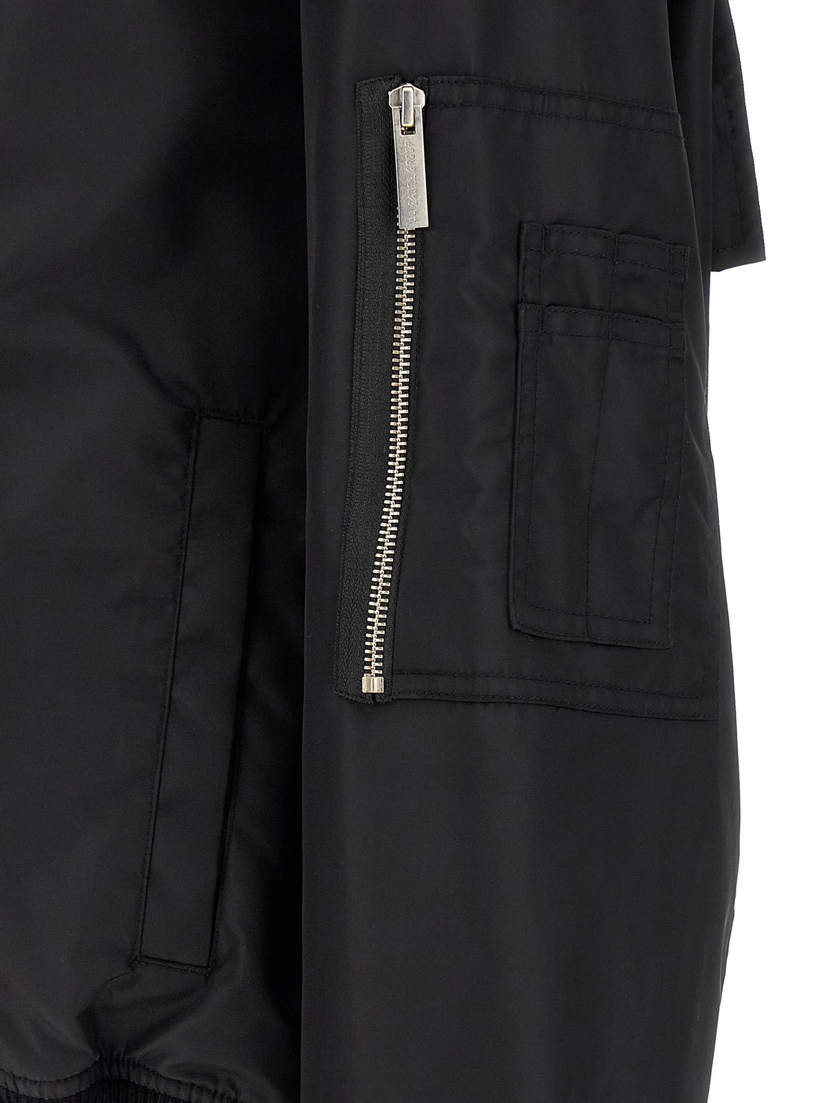 44 Label Group Schwarzer Bomber aus Polyamid
