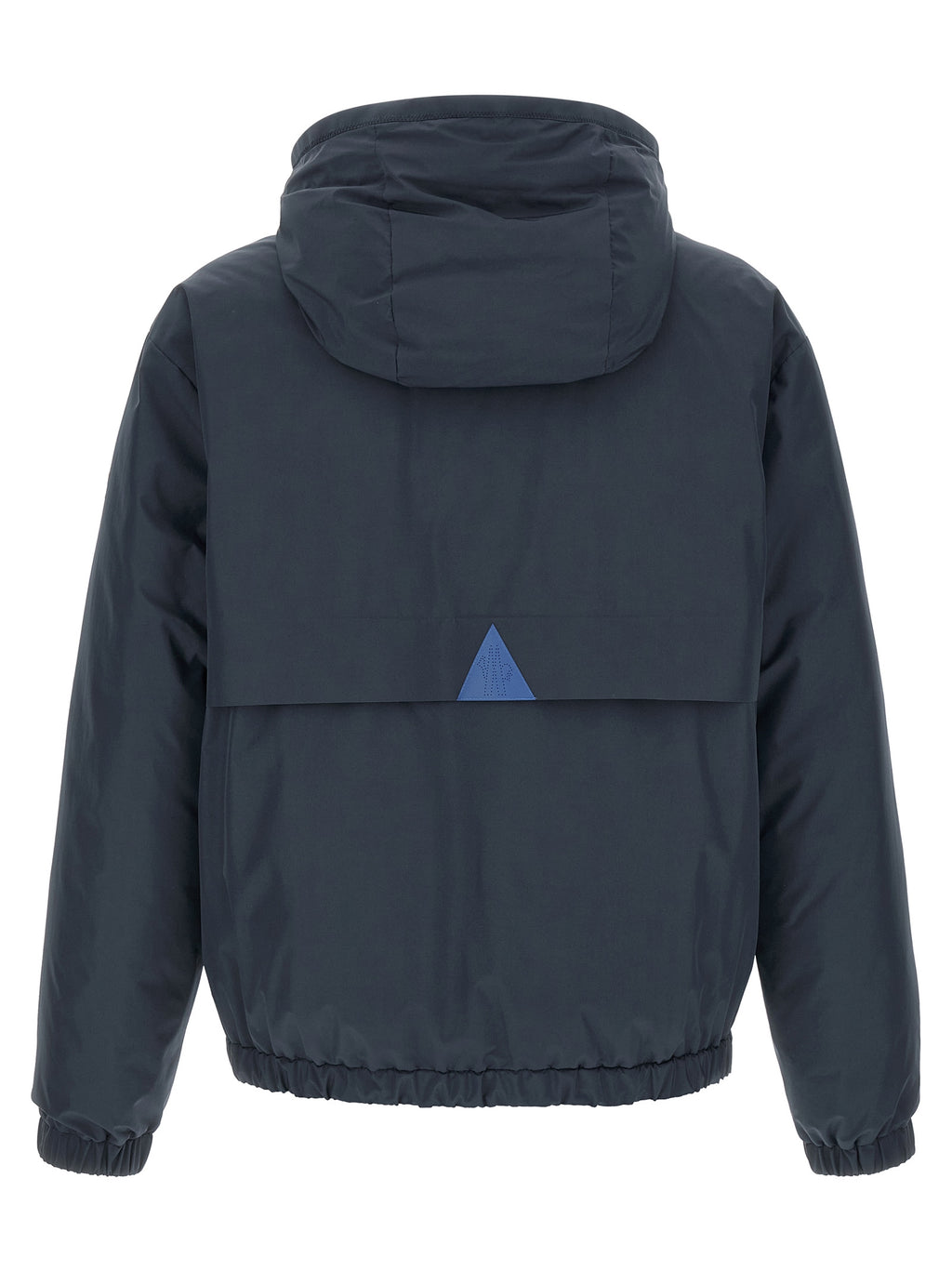 Moncler Grenoble Blaue Shell-Jacke aus Polyamid