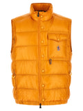 Moncler Grenoble Ärmellose Zweifarbige Polyesterjacke