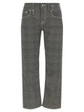 R13 Zweifarbige Baumwoll-Freizeithose